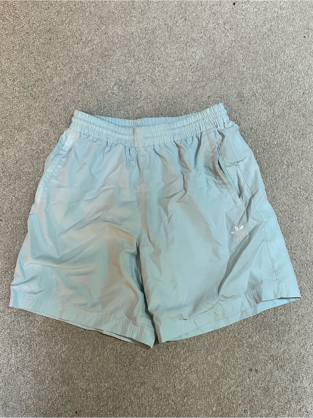 adidas Light Blue Men's Athletic Shorts